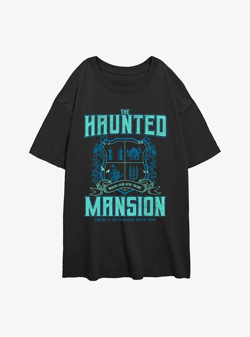 Disney The Haunted Mansion Collegiate Womens Oversized T-Shirt