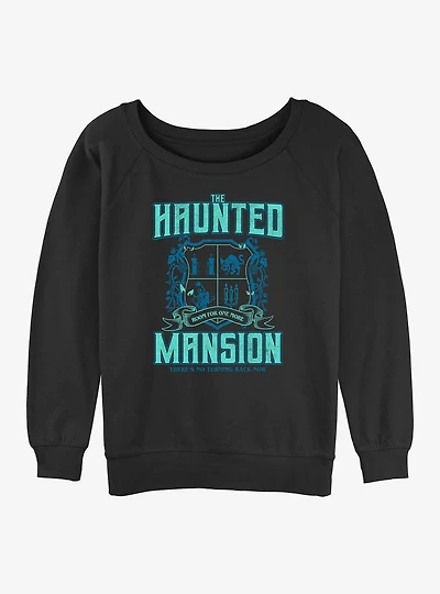 Disney The Haunted Mansion Collegiate Womens Slouchy Sweatshirt