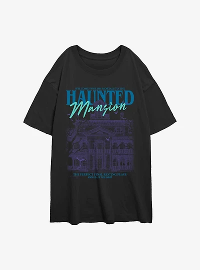 Disney The Haunted Mansion Focus Womens Oversized T-Shirt