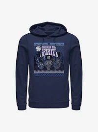Disney The Haunted Mansion Awaken All Spirits Ugly Holiday Pattern Hoodie