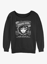 Disney The Haunted Mansion Psychic Medium Womens Slouchy Sweatshirt