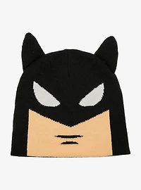 DC Comics Batman The Animated Series Face Acrylic Knit Beanie With Ears