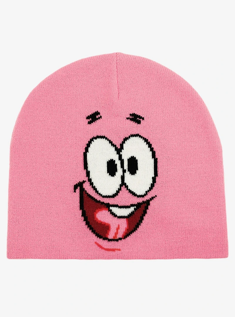 SpongeBob SquarePants Patrick Face Acrylic Knit Beanie Without Cuff