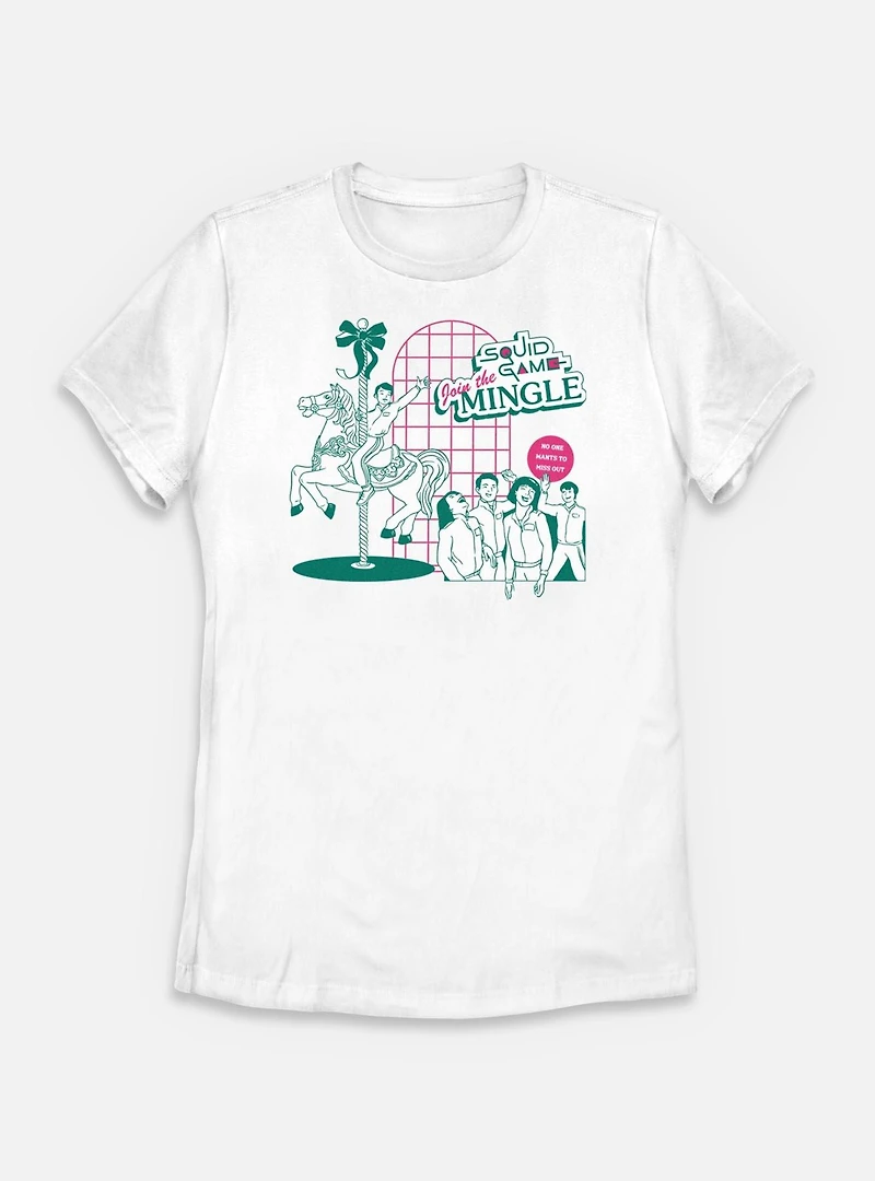 Squid Game Round And Womens T-Shirt