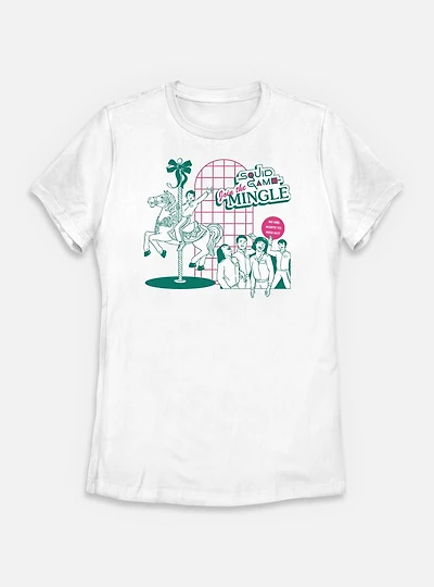 Squid Game Round And Womens T-Shirt