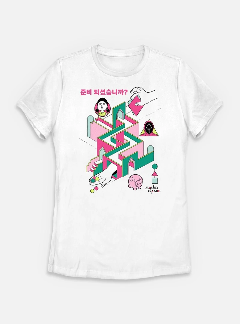 Squid Game Labyrinth Womens T-Shirt