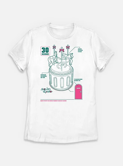 Squid Game Carousel Womens T-Shirt