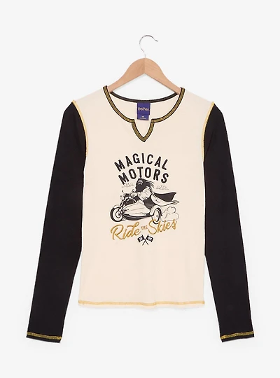 Harry Potter Hagrid Magical Motors Women's Long Sleeve T-Shirt - BoxLunch Exclusive