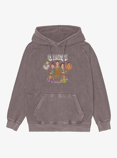 Supernatural Scoobynatural Crossover Mineral Wash Hoodie