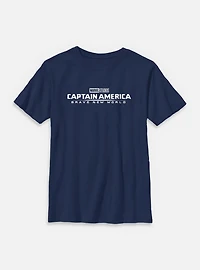 Marvel Captain America: Brave New World Logo Youth T-Shirt