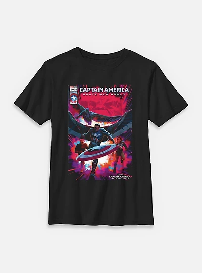 Marvel Captain America: Brave New World Team Youth T-Shirt