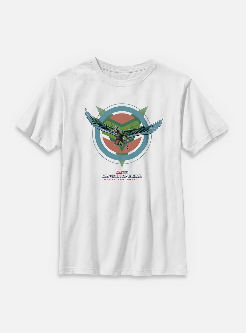 Marvel Captain America: Brave New World Falcon Youth T-Shirt