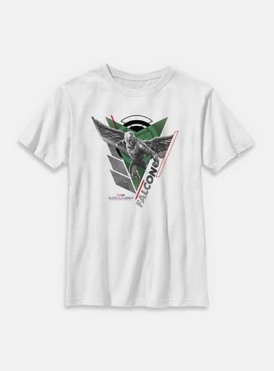 Marvel Captain America: Brave New World Falcon Pose Youth T-Shirt