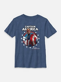 Marvel Captain America: Brave New World Crown Youth T-Shirt