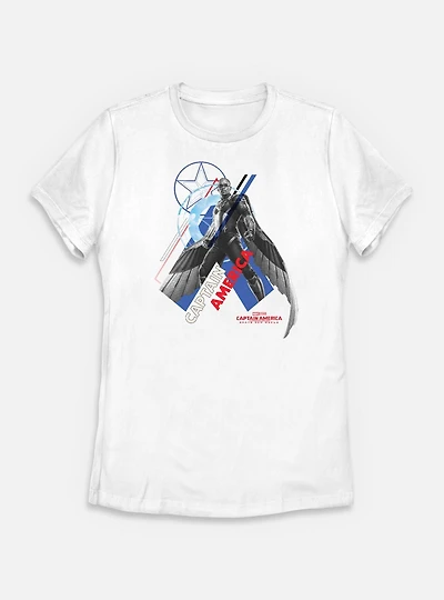 Marvel Captain America: Brave New World Pose Womens T-Shirt