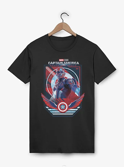 Marvel Captain America: Brave New World Pose T-Shirt