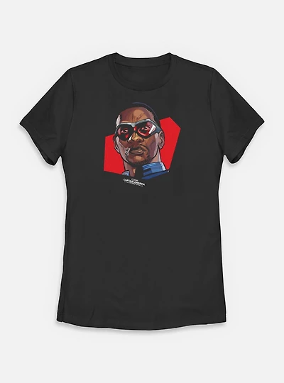 Marvel Captain America: Brave New World Glasses Pose Womens T-Shirt