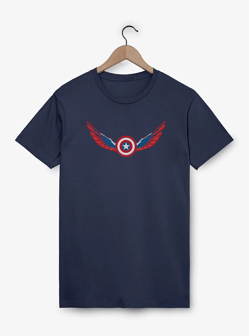 Marvel Captain America: Brave New World Wings Shield Falcon T-Shirt