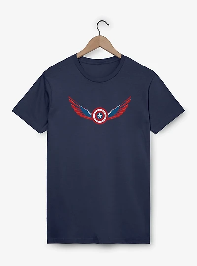 Marvel Captain America: Brave New World Wings Shield Falcon T-Shirt