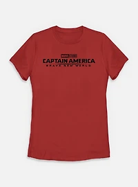 Marvel Captain America: Brave New World Logo Womens T-Shirt