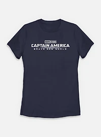 Marvel Captain America: Brave New World Logo Womens T-Shirt