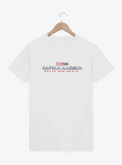 Marvel Captain America: Brave New World Color Logo T-Shirt