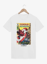Marvel Captain America: Brave New World Comic Fight Scene T-Shirt