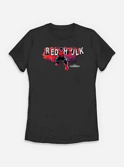 Marvel Captain America: Brave New World Big Red Hulk Womens T-Shirt