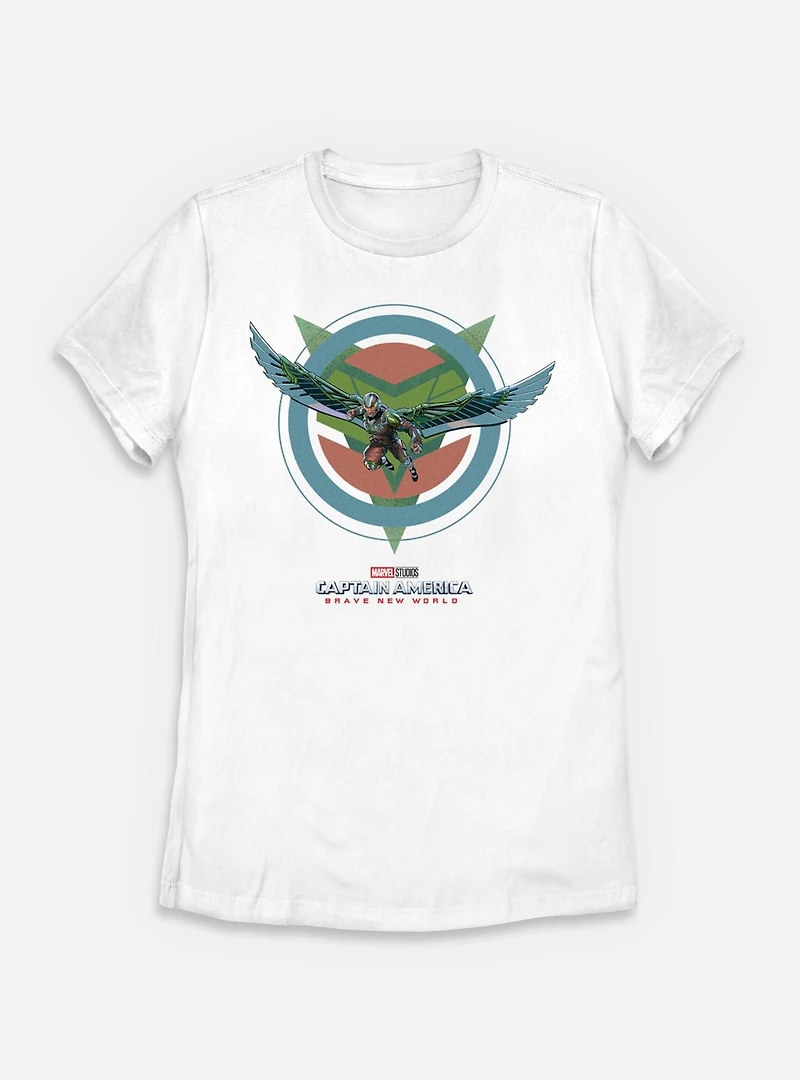 Marvel Captain America: Brave New World Falcon Womens T-Shirt