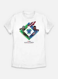 Marvel Captain America: Brave New World Fighting Together Womens T-Shirt