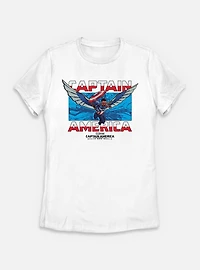 Marvel Captain America: Brave New World Sam America Womens T-Shirt