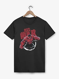 Marvel Captain America: Brave New World Red Hulk Circle Stone T-Shirt