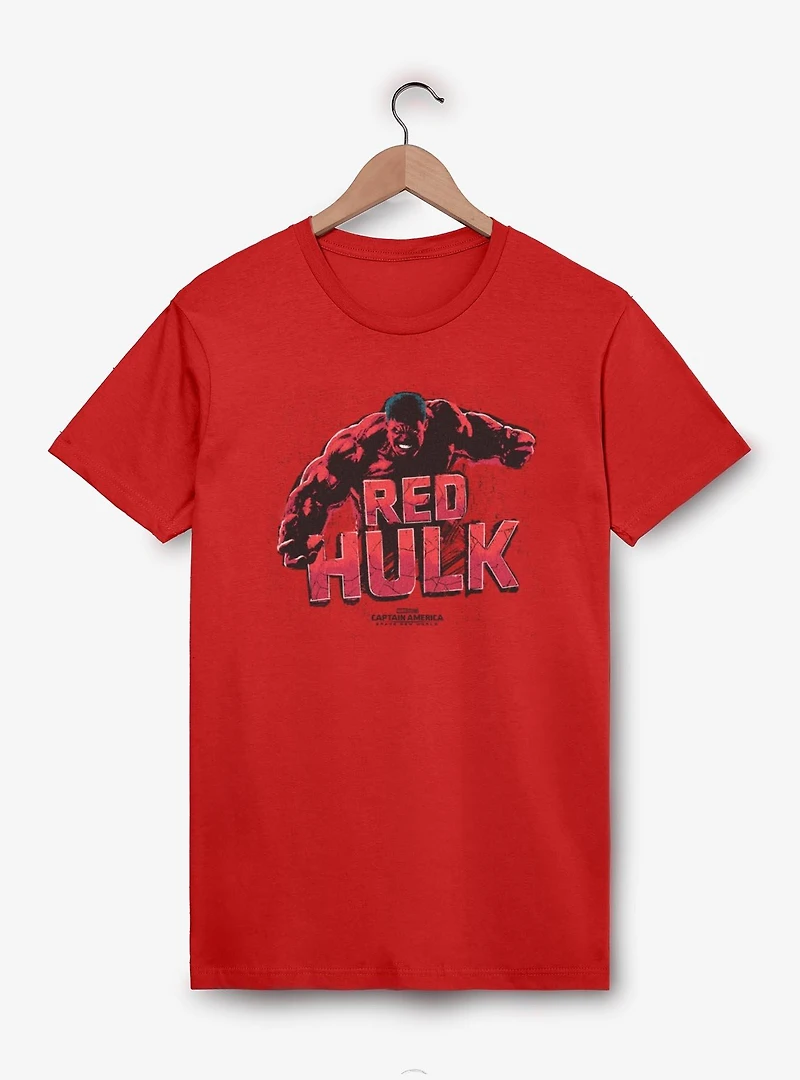 Marvel Captain America: Brave New World Red Hulk Angry T-Shirt