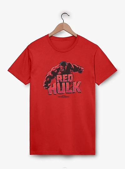 Marvel Captain America: Brave New World Red Hulk Angry T-Shirt