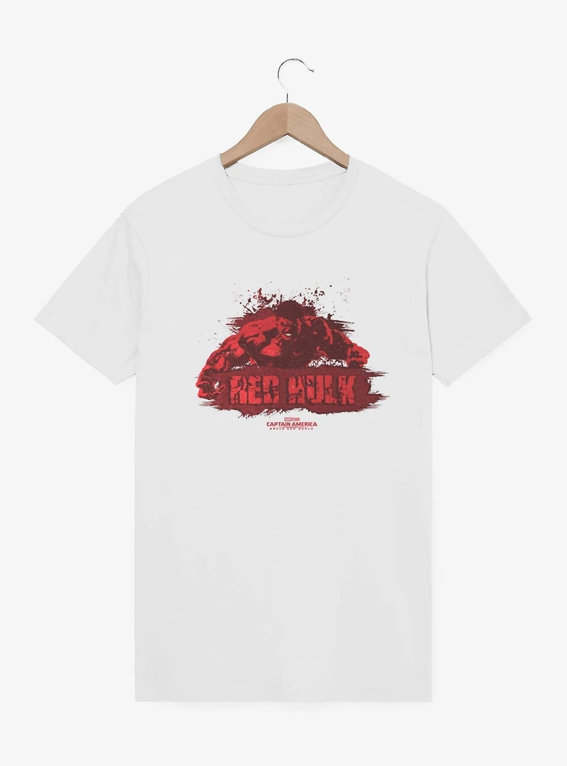 Marvel Captain America: Brave New World Red Hulk Splash T-Shirt