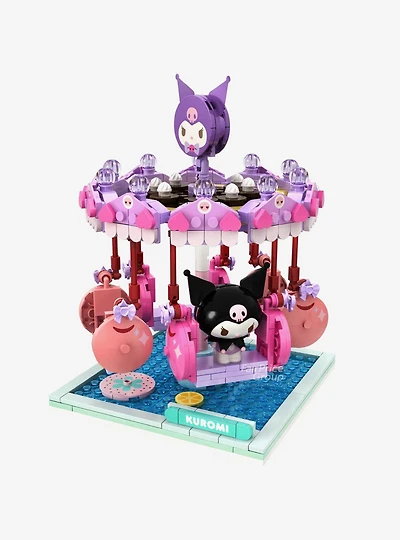 Hamee Sanrio Hello Kitty and Friends Summer Wunderland Kuromi Swing Ride Build Set
