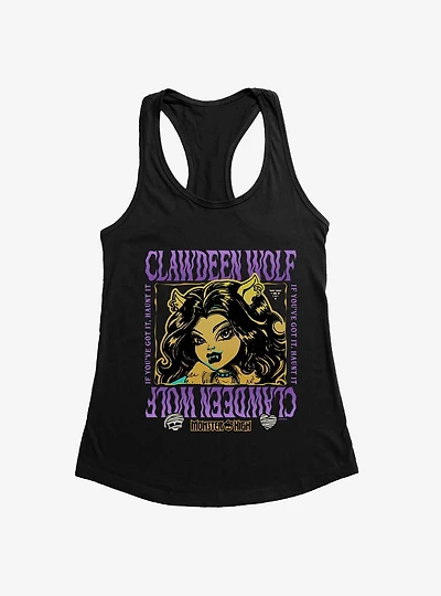 Monster High If You've Got It Haunt Clawdeen Womens Tank