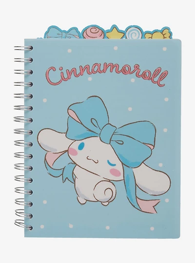 Sanrio Cinnamoroll Blue Bow Figural Tab Journal - BoxLunch Exclusive