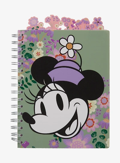 Disney Minnie Mouse Floral Figural Tab Journal - BoxLunch Exclusive