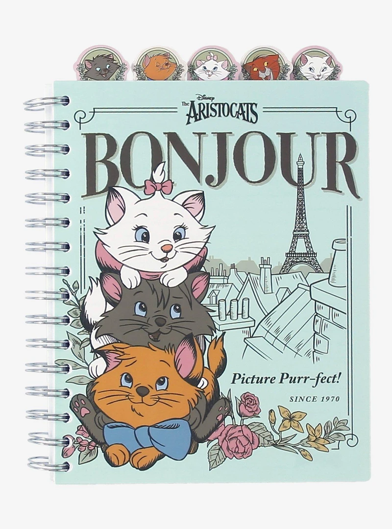 Disney The Aristocats Bonjour Figural Tab Journal — BoxLunch Exclusive