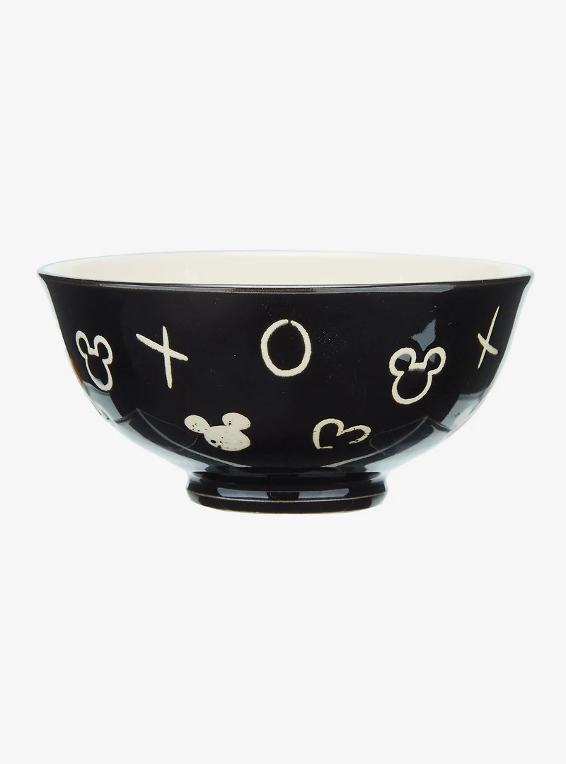 Disney Mickey Mouse Wax Resist Silhouettes Small Bowl