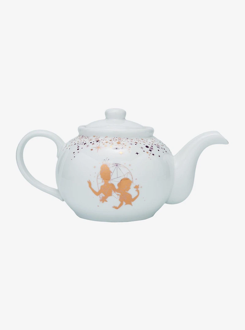 Disney Princess Rose Gold Silhouettes Teapot