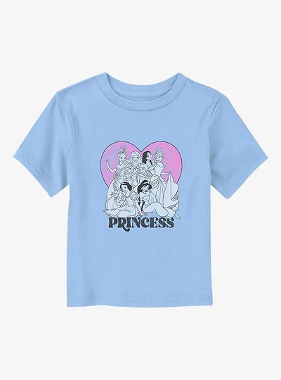 Disney Princesses Heart Toddler T-Shirt