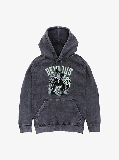 Disney Villains Devious Villain Graffiti Mineral Wash Hoodie