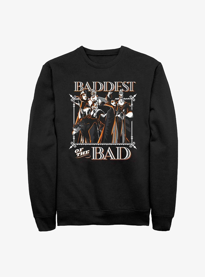 Disney Villains Baddest Of The Bad Sweatshirt