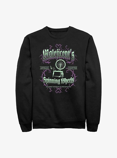 Disney Villains Maleficent Spinning Wheels Poster Sweatshirt