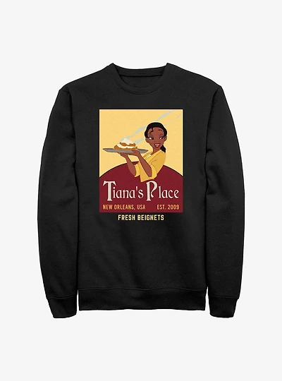 Disney The Princess And Frog Tianas Place Fresh Beignets Sweatshirt