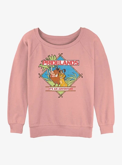 Disney The Lion King Pridelands Womens Slouchy Sweatshirt