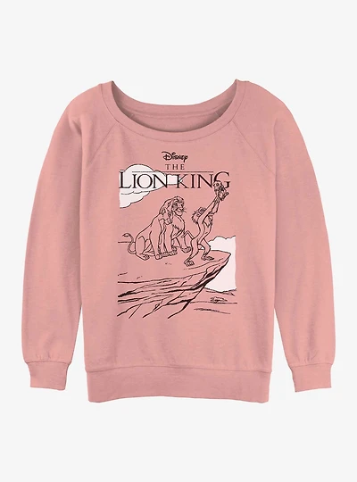 Disney The Lion King Pride Raise Womens Slouchy Sweatshirt