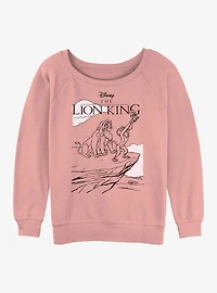 Disney The Lion King Pride Raise Womens Slouchy Sweatshirt